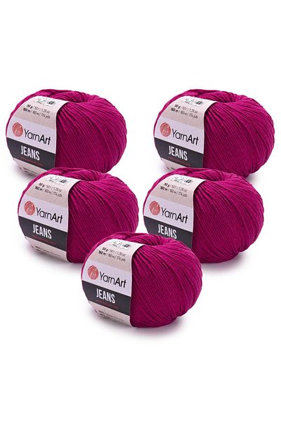 Yarnart Τζιν 5 τεμαχίων Violet 91 Πλεκτό νήμα