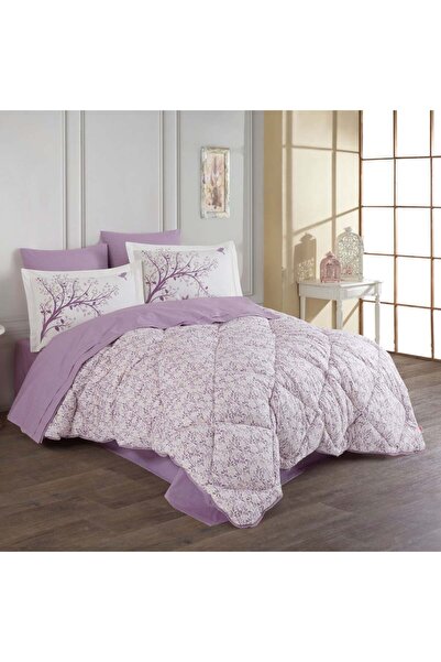 Hobby Arianna Mürdüm - Poplin Çift Kişilik Uyku Seti