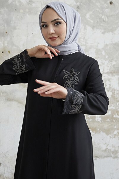 InStyle Ferace με Πέτρες λουλουδιών στη λαβή - Μαύρο