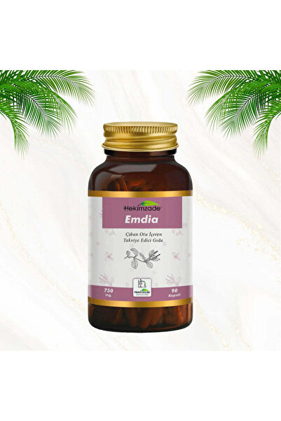 Hekimzade Emdia 90 Kapsül 750mg - Çıban Otu Içeren Takviye Edici Gıda