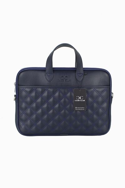 Case Club حقيبة كمبيوتر محمول متوافقة مع Macbook Air Pro مقاس 13.3 بوصة و14 بوصة باللون الأزرق الداكن