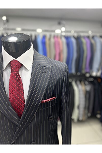 MASSARO KRUVAZE SLIMFİT TAKIM ELBİSE