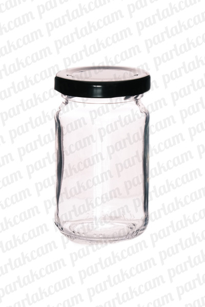 parlakcam Detox Bottle 100ml Gift Glass Shot Bottle with Metal Lid 100cc Candle Jar Ornamental Glass Bottle 15 Pieces