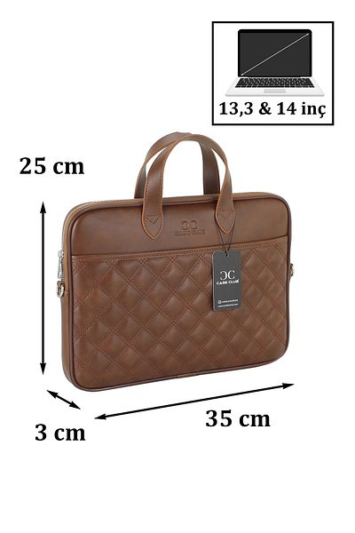 Case Club حقيبة كمبيوتر محمول باللون البني متوافقة مع MacBook Air Pro مقاس 13.3 بوصة و14 بوصة