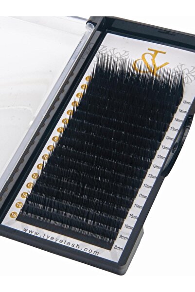 T&Y EYELASH Klasik Kirpik , L Kıvrım , 0.15 Kalınlık , Mix 8-15 mm , T&Y , 16 Sıra , Mink