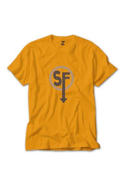 Z zepplin Κίτρινο T-shirt Sanitys Fall Logo