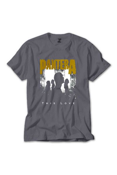 Z zepplin Pantera This Love Grey T-Shirt