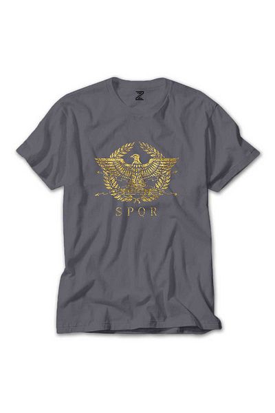 Z zepplin Γκρι μπλουζάκι Roman Empire Emblem