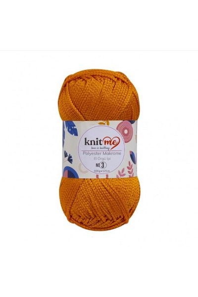 knitme Πολυεστερικό Μακραμέ 3 mm 100 Gr Πλεκτό Χέρι Σχοινί 811
