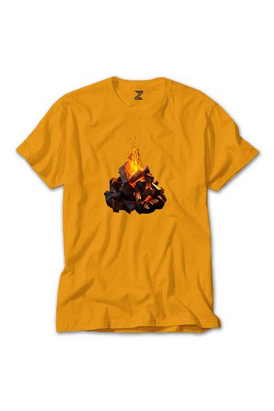 Z zepplin Κίτρινο T-shirt Camp Fire