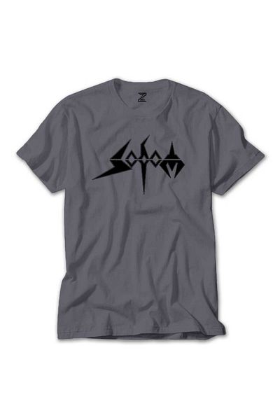 Z zepplin Γκρι T-Shirt Sodom Text