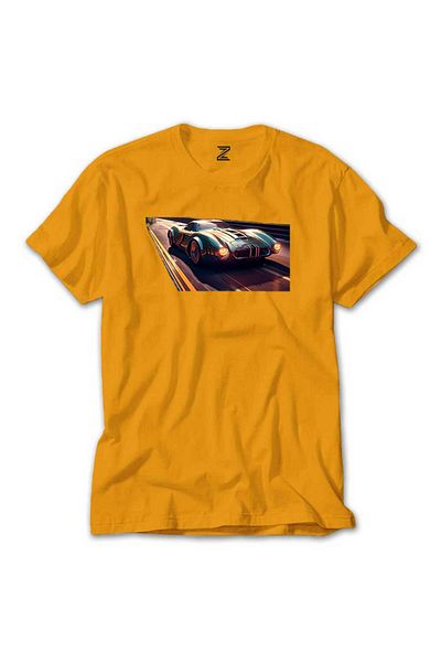 Z zepplin Driving A Car Yellow T-Shirt