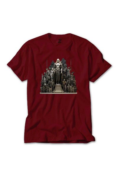 Z zepplin Tricou roșu unisex