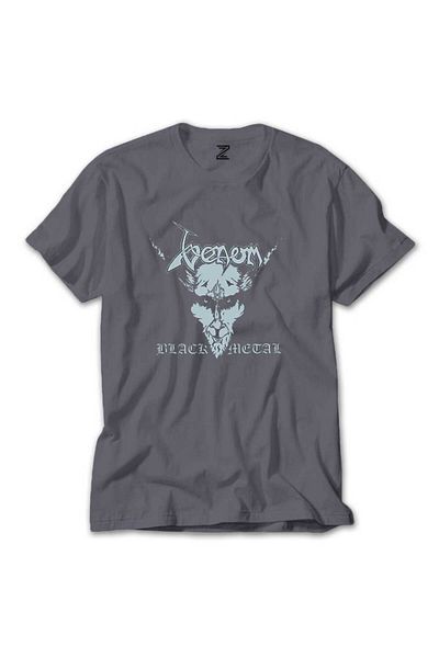 Z zepplin Μπλουζάκι Venom Black Metal Ασημί Γκρι