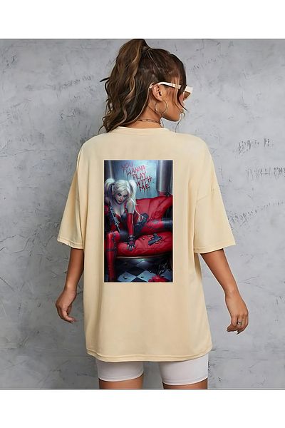 Pisa Art μπλουζάκι με αυτοκόλλητο harley queen