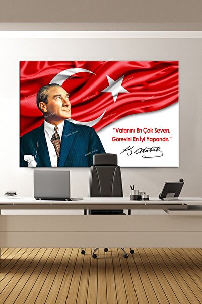 Hazeran Atatürk Kanvas Tablo