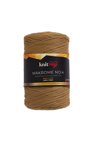 knitme Πολυεστέρας Μακραμέ 4 mm 200 Gr Πλεκτό Σχοινί 2010