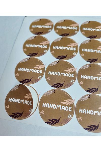 Protec Matbaa Handmade Label 100 Pieces