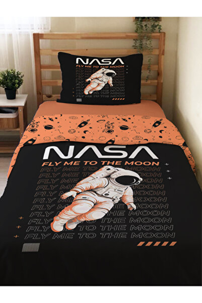 Evmila Double Sided Astronaut Patterned Non-Sheet Set Single Duvet Cover Set ...