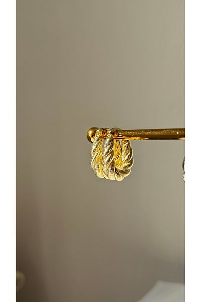 Ebru Atelier UNTARNED STEEL U MODEL EARRING