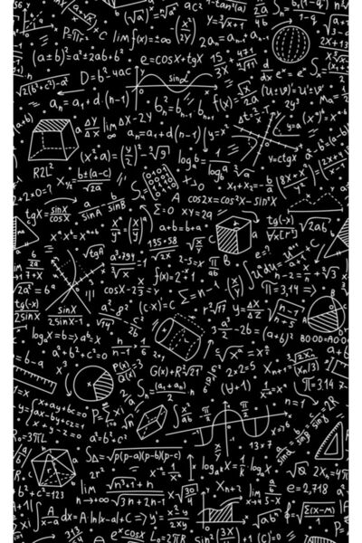 512 STORE Matematik Formüller Duvar Poster 30x42 Çerçevesiz