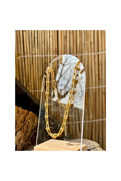 stainless steell Stainless Steel Tiffany Kalın Zincir Kolye