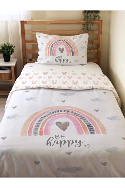 Evmila Σετ διπλής όψης με σχέδιο ουράνιο τόξο - Σετ μονόπλευρης παπλωματοθήκη...