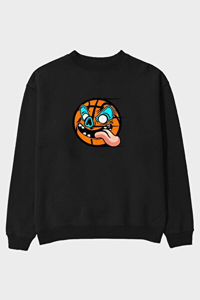 Ankhises Košarkaška majica Front Štampano crna Oversize kroj muška ženska okr...