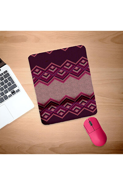 UcuruStore Ορθογώνια βάση ποντικιού με σχέδιο ραφής και στήριγμα καρπού