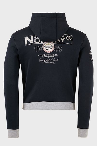 Norway Geographical Βαμβακερό ανδρικό φούτερ με κουκούλα SWEAT FLYERSW 1