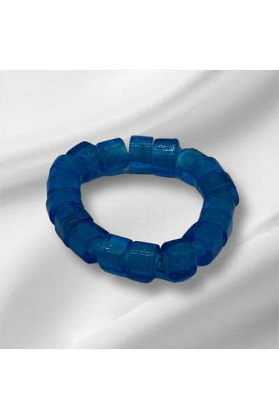 Hobimos Bodrum Square Glass Bead Bracelet