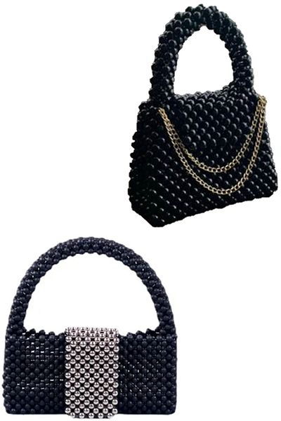 uniquehobby 1kg 14mm Plastic Perforated Full Pearl Bag Accessory Making