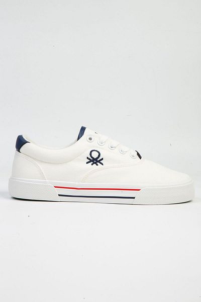 Benetton ®| BNI-10091 White-Imported Women's Sports Shoes