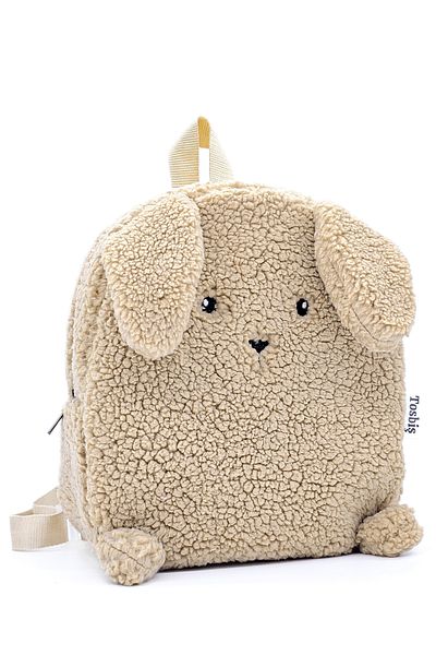Tosbiş Rabbit Beige 0 - 8 Years Old Kindergarten Nursery Kids School / Backpack Wellsoft Plush