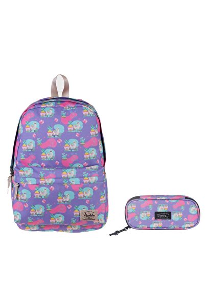 KAUKKO Nature Mor Lama Шкільний та щоденний рюкзак