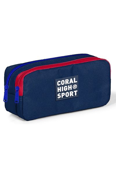 Coral High Τσάντα στυλό Sport Two-Eye Navy Blue Red