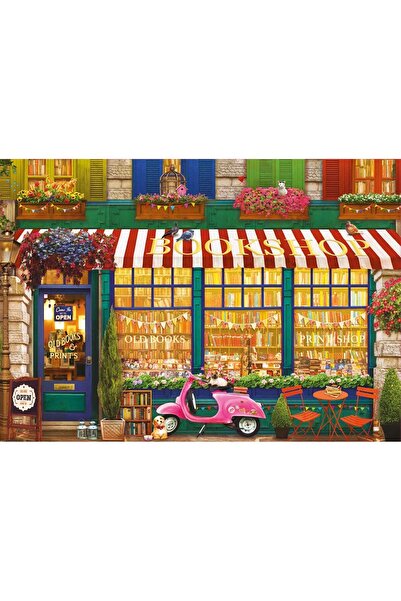 EDUCA Puzzle 4000 Parça Nostaljik Kitap Dükkanı 18582