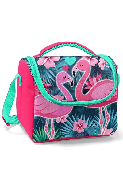 Coral High Crveno Zeleni Flamingosi Ishrana za Devojčice u Osnovnoj Školi Torba