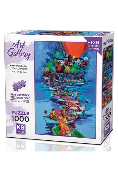 Ks Games 1000 Piece Fishermen Series I Puzzle