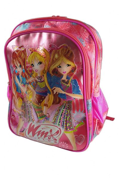 Yaygan Çanta Geantă de școală pentru fete Winx Club cu două compartimente Nar Çiçek