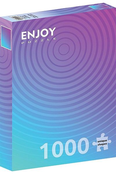 Enjoy Puzzle استمتع بغطاء متدرج أرجواني غير ممكن مكون من 1000 قطعة