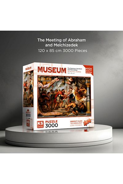 Ks Games 3000 Pieces Puzzle the Meeting of Ibrahim and Melkisedek