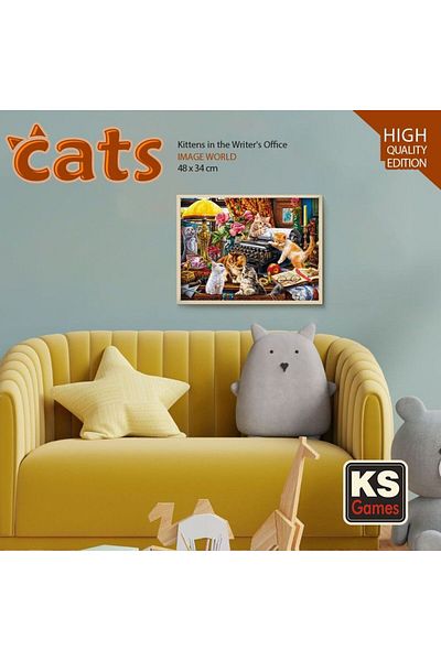 Ks Games 500 Piece Kittens Puzzle