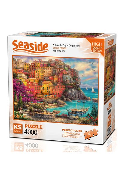 Ks Games Puzzle 4000 Pieces A Beautiful Day in Cinque Terre