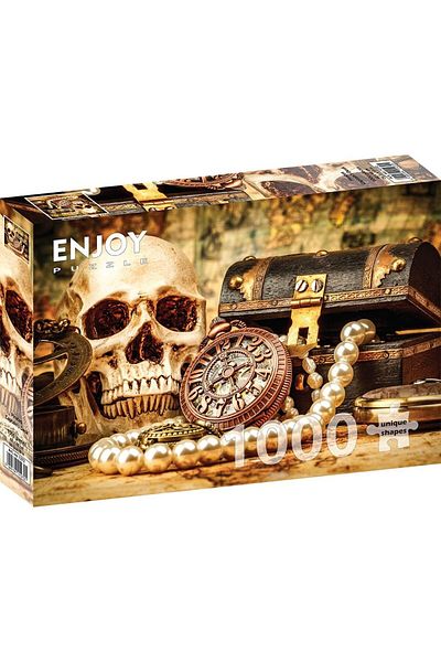 Enjoy Puzzle استمتع بألغاز مكتب القراصنة الكابتن المكونة من 1000 قطعة