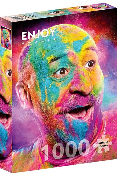Enjoy Puzzle استمتع بـ 1000 قطعة من ألغاز تعبير الوجه الملونة