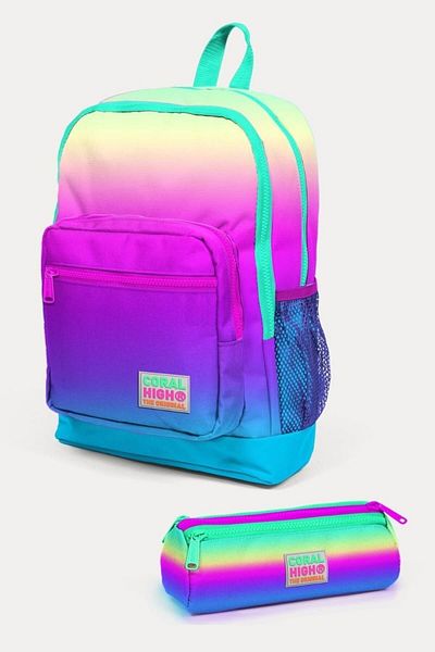 Coral High Kids Color Changing 2-Piece School Bag Set - Girl