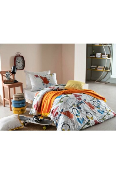 Doqu Home Polycotton Awesome Tek Kişilik Nevresim Takımı