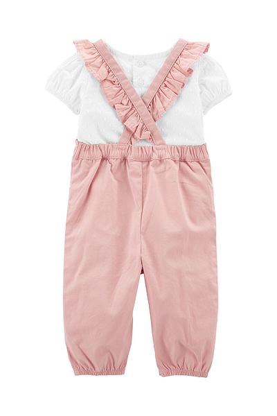 Carter's Baby Girl Salopet Set 2 Pack Khaki