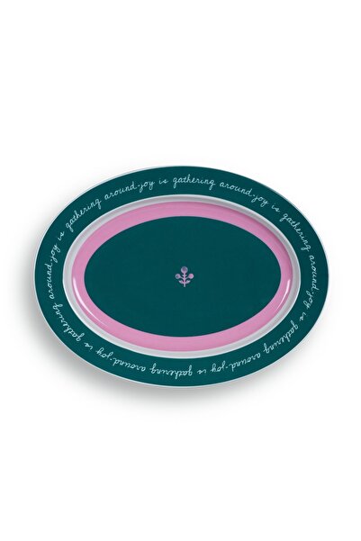 FernCo Joy Collection Oval Servis Tabağı